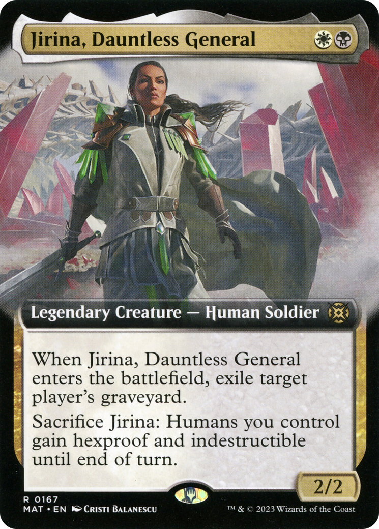 Jirina, Dauntless General (Extended Art) [March of the Machine: The Aftermath] | Shuffle n Cut Hobbies & Games