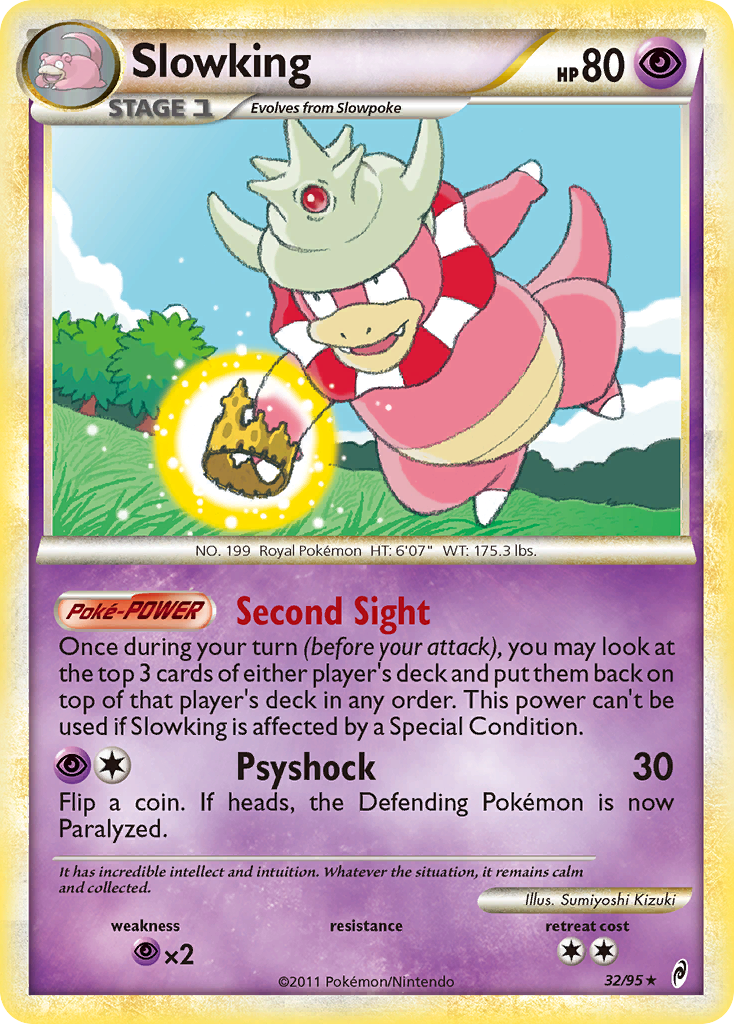 Slowking (32/95) [HeartGold & SoulSilver: Call of Legends] | Shuffle n Cut Hobbies & Games