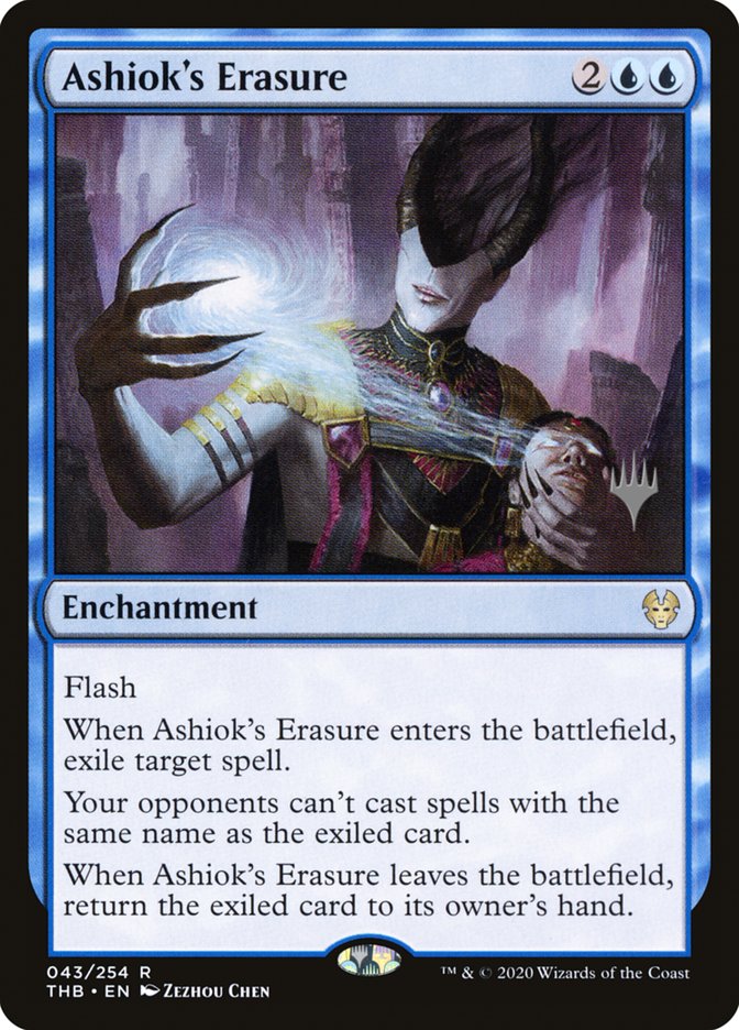 Ashiok's Erasure (Promo Pack) [Theros Beyond Death Promos] | Shuffle n Cut Hobbies & Games