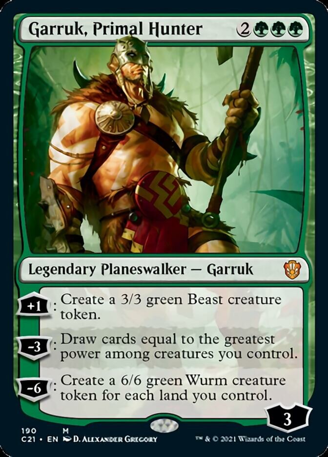 Garruk, Primal Hunter [Commander 2021] | Shuffle n Cut Hobbies & Games