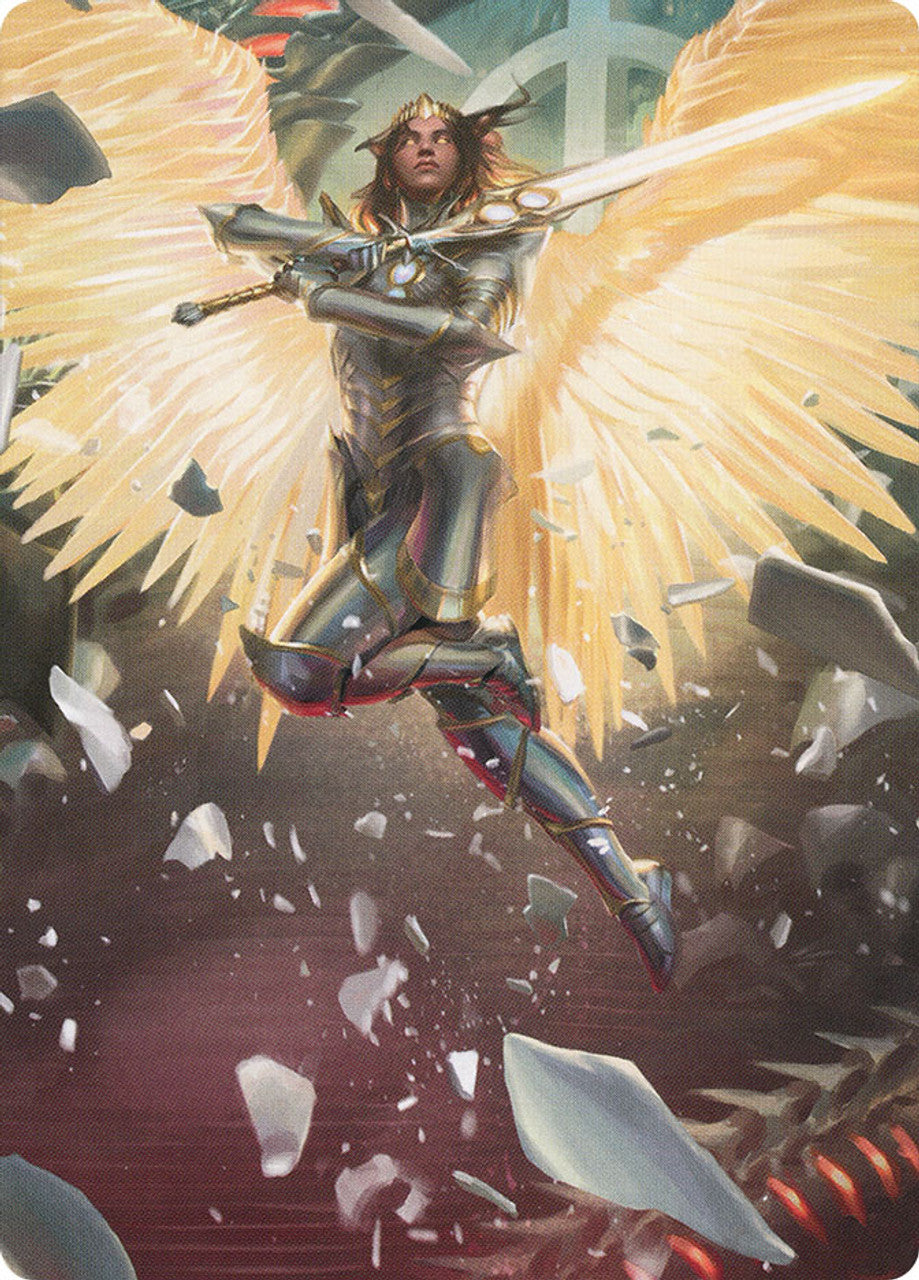 Archangel Elspeth Art Card [March of the Machine Art Series] | Shuffle n Cut Hobbies & Games