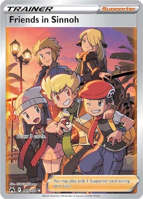 Friends in Sinnoh (149/159) (Full Art) [Sword & Shield: Crown Zenith] | Shuffle n Cut Hobbies & Games