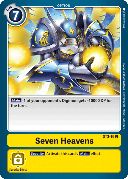 Seven Heavens [ST3-16] [Starter Deck: Heaven's Yellow] | Shuffle n Cut Hobbies & Games