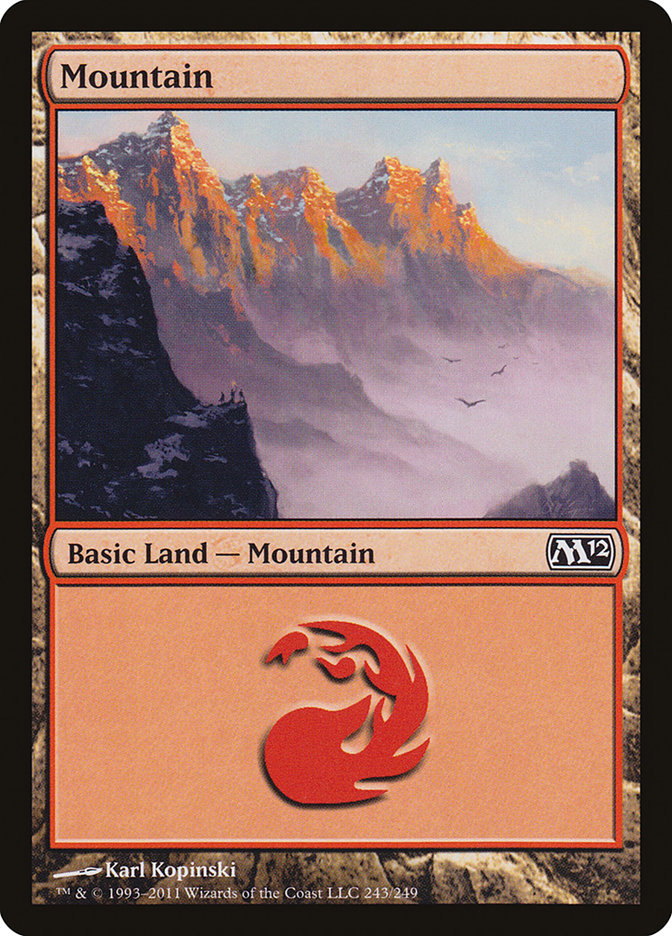 Mountain (243) [Magic 2012] | Shuffle n Cut Hobbies & Games