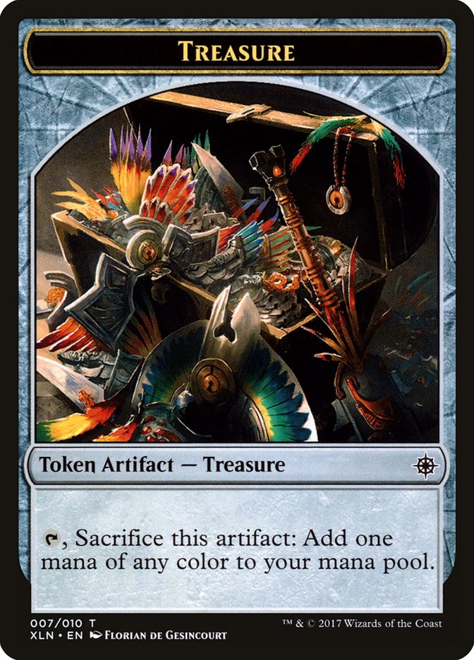 Treasure Token (007/010) [Ixalan Tokens] | Shuffle n Cut Hobbies & Games