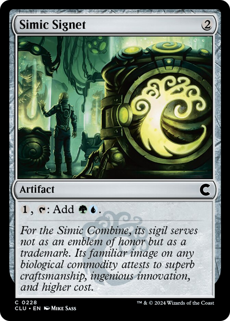 Simic Signet [Ravnica: Clue Edition] | Shuffle n Cut Hobbies & Games