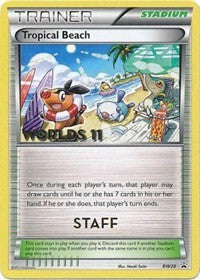 Tropical Beach (BW28) (Staff) [Black & White: Black Star Promos] | Shuffle n Cut Hobbies & Games