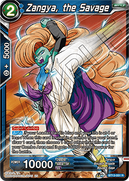 Zangya, the Savage (Rare) [BT13-051] | Shuffle n Cut Hobbies & Games