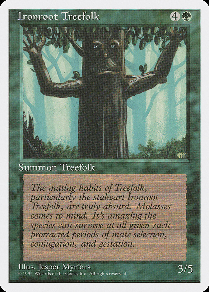 Ironroot Treefolk [Fourth Edition] | Shuffle n Cut Hobbies & Games