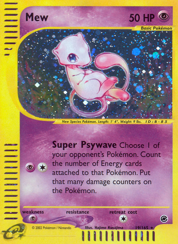 Mew (19/165) [Expedition: Base Set] | Shuffle n Cut Hobbies & Games