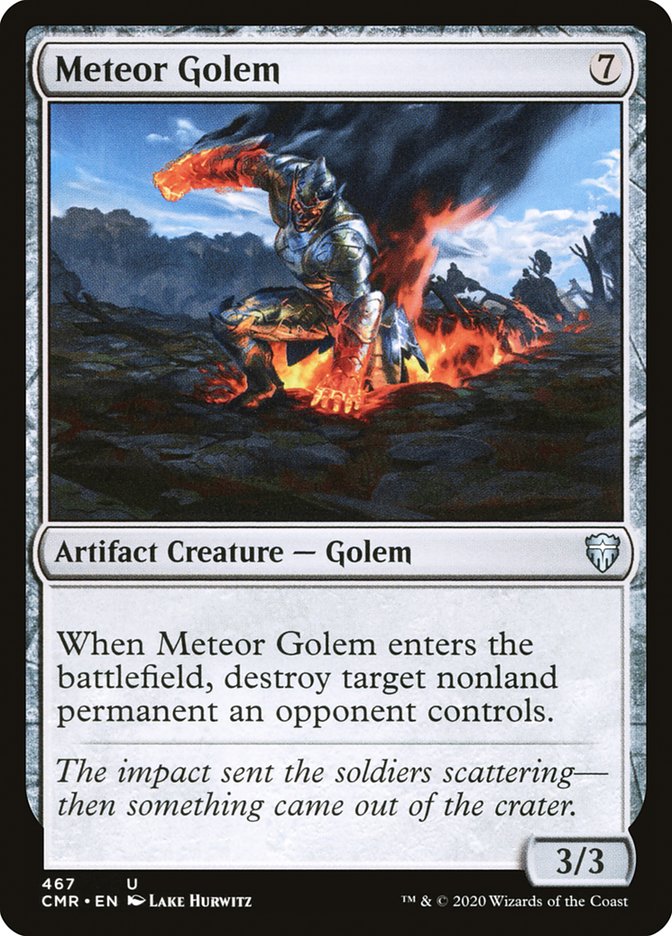 Meteor Golem (467) [Commander Legends] | Shuffle n Cut Hobbies & Games