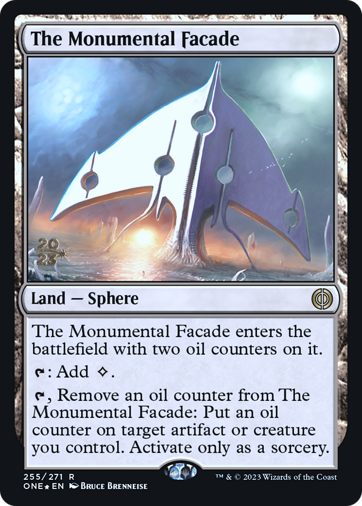 The Monumental Facade [Phyrexia: All Will Be One Prerelease Promos] | Shuffle n Cut Hobbies & Games