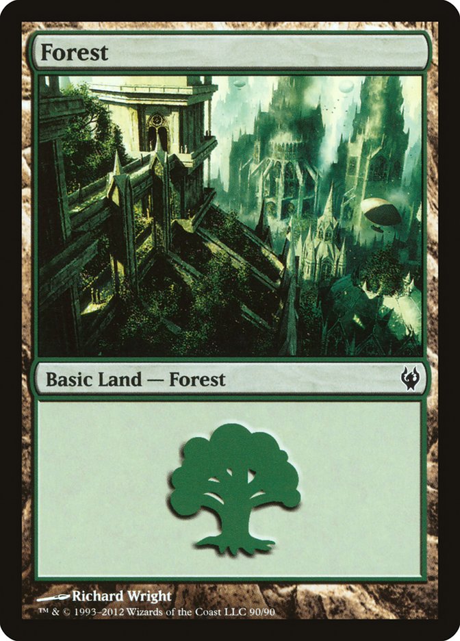 Forest (90) [Duel Decks: Izzet vs. Golgari] | Shuffle n Cut Hobbies & Games