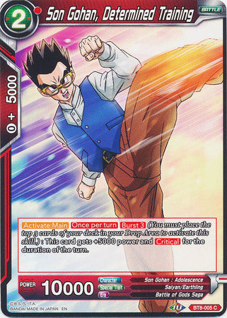 Son Gohan, Determined Training [BT8-005] | Shuffle n Cut Hobbies & Games