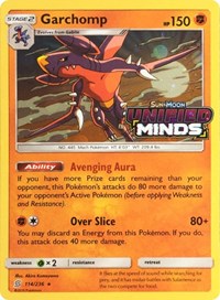 Garchomp (114/236) (Cosmos Holo) [Sun & Moon: Unified Minds] | Shuffle n Cut Hobbies & Games