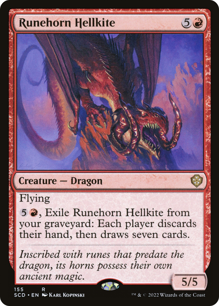 Runehorn Hellkite [Starter Commander Decks] | Shuffle n Cut Hobbies & Games