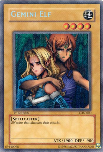 Gemini Elf [LON-000] Secret Rare | Shuffle n Cut Hobbies & Games