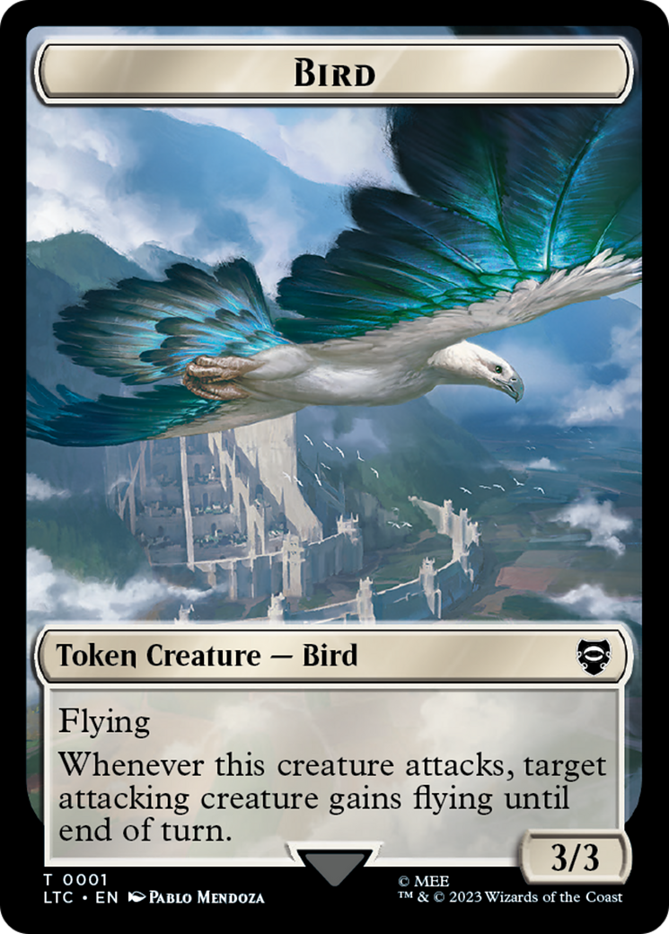 Bird // Food Token [The Lord of the Rings: Tales of Middle-Earth Commander Tokens] | Shuffle n Cut Hobbies & Games