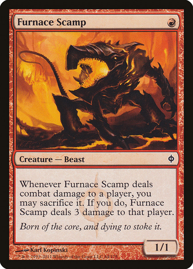 Furnace Scamp [New Phyrexia] | Shuffle n Cut Hobbies & Games