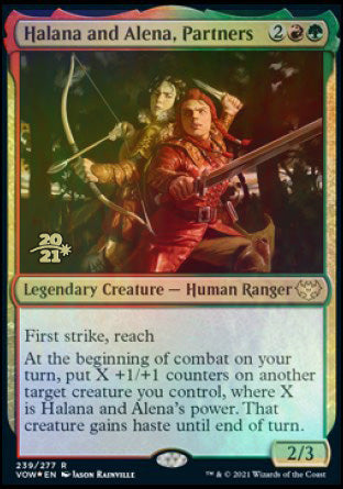 Halana and Alena, Partners [Innistrad: Crimson Vow Prerelease Promos] | Shuffle n Cut Hobbies & Games