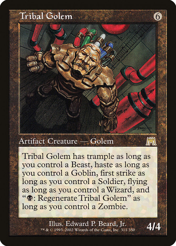 Tribal Golem [Onslaught] | Shuffle n Cut Hobbies & Games