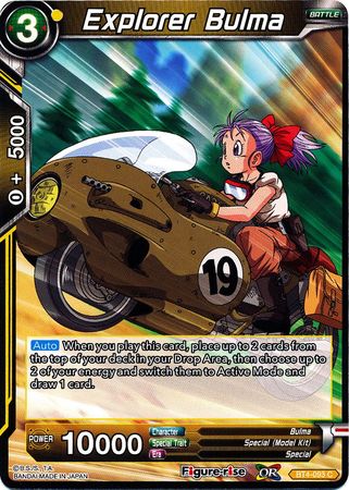 Explorer Bulma [BT4-093] | Shuffle n Cut Hobbies & Games