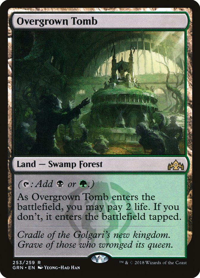 Overgrown Tomb [Guilds of Ravnica] | Shuffle n Cut Hobbies & Games