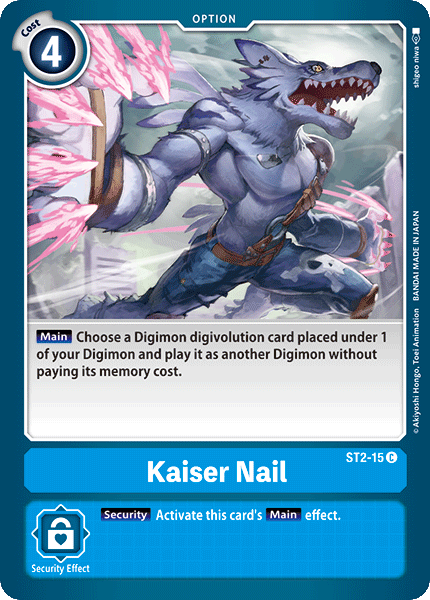 Kaiser Nail [ST2-15] [Starter Deck: Cocytus Blue] | Shuffle n Cut Hobbies & Games