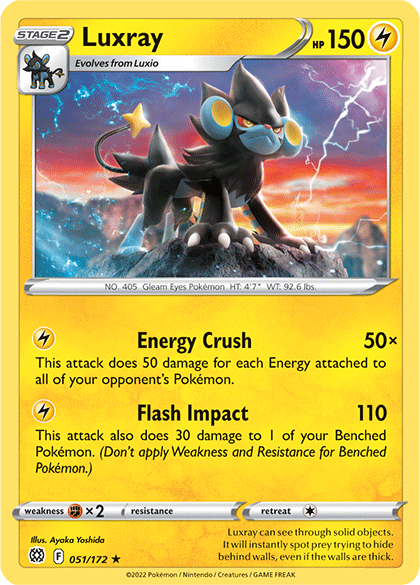 Luxray (051/172) [Sword & Shield: Brilliant Stars] | Shuffle n Cut Hobbies & Games