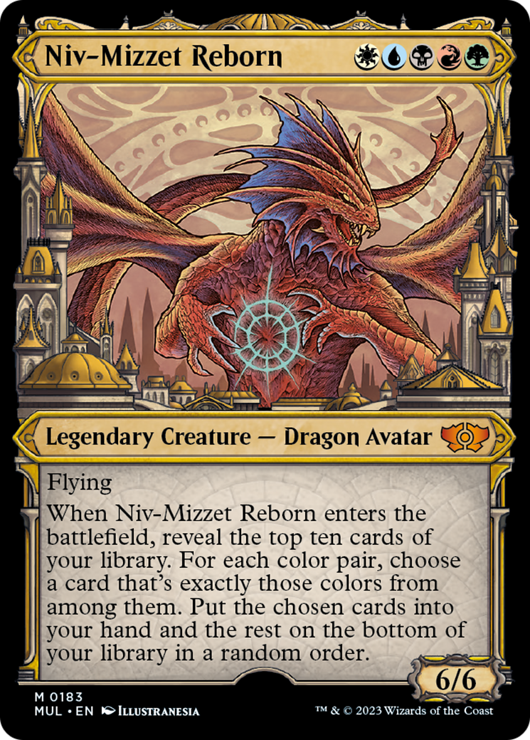 Niv-Mizzet Reborn (Halo Foil) [Multiverse Legends] | Shuffle n Cut Hobbies & Games