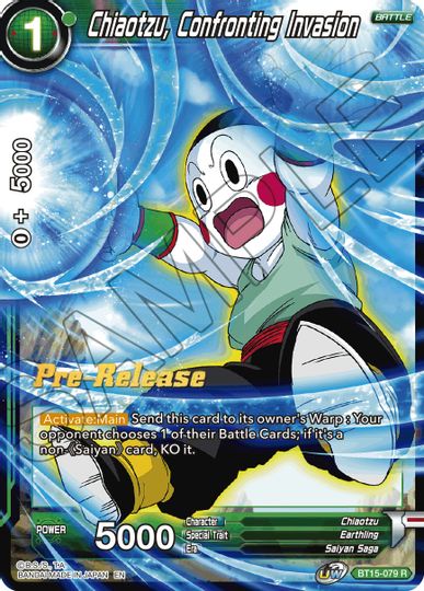 Chiaotzu, Confronting Invasion (BT15-079) [Saiyan Showdown Prerelease Promos] | Shuffle n Cut Hobbies & Games