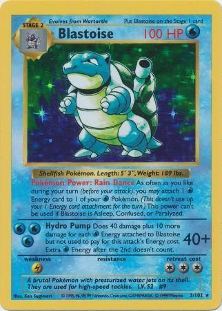 Blastoise (2/102) [Base Set Shadowless Unlimited] | Shuffle n Cut Hobbies & Games