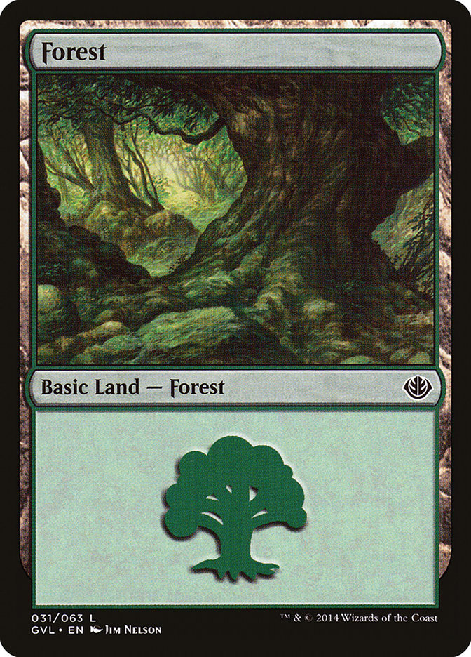 Forest (31) (Garruk vs. Liliana) [Duel Decks Anthology] | Shuffle n Cut Hobbies & Games