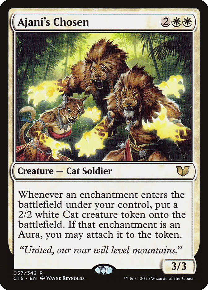 Ajani's Chosen [Commander 2015] | Shuffle n Cut Hobbies & Games