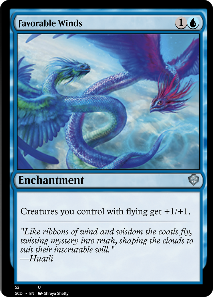 Favorable Winds [Starter Commander Decks] | Shuffle n Cut Hobbies & Games