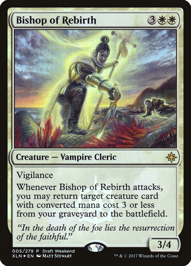 Bishop of Rebirth (Draft Weekend) [Ixalan Promos] | Shuffle n Cut Hobbies & Games