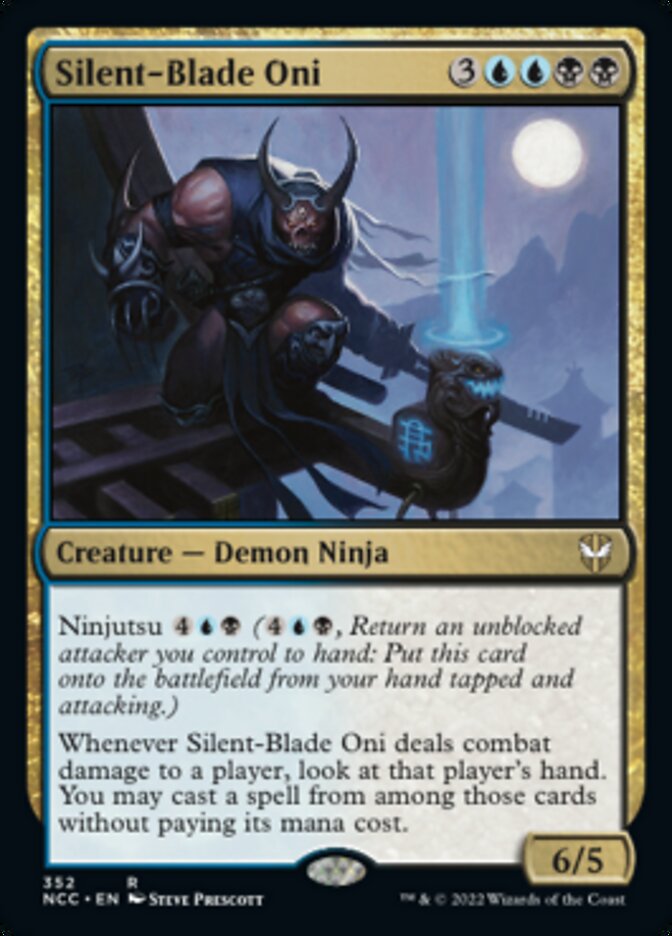 Silent-Blade Oni [Streets of New Capenna Commander] | Shuffle n Cut Hobbies & Games