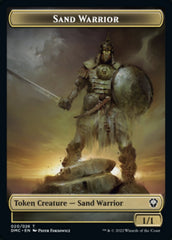 Soldier // Sand Warrior Double-Sided Token [Dominaria United Tokens] | Shuffle n Cut Hobbies & Games