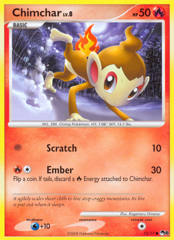 Chimchar (12/17) [POP Series 8] | Shuffle n Cut Hobbies & Games