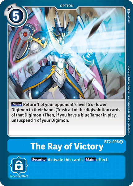 The Ray of Victory [BT2-096] [Release Special Booster Ver.1.5] | Shuffle n Cut Hobbies & Games