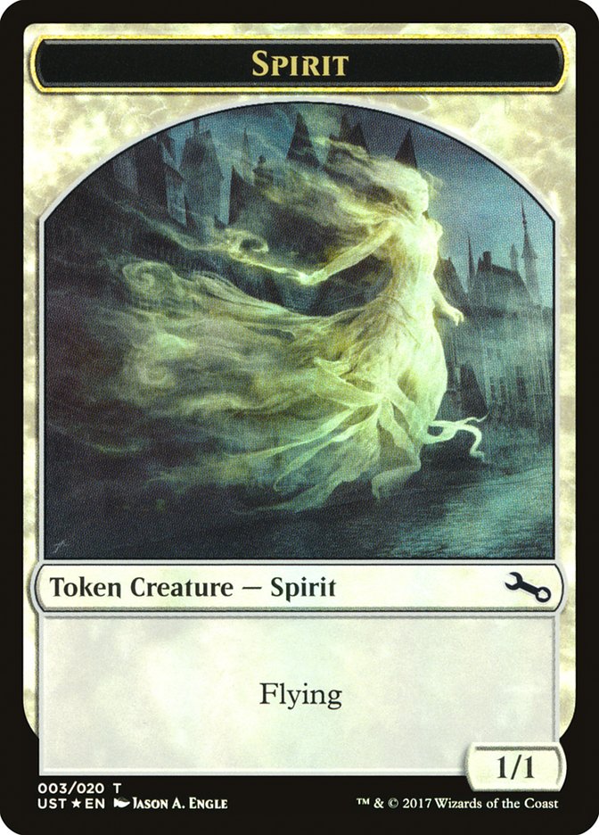 Spirit (003) // Spirit Double-Sided Token [Unstable Tokens] | Shuffle n Cut Hobbies & Games