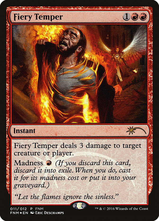 Fiery Temper [Friday Night Magic 2016] | Shuffle n Cut Hobbies & Games