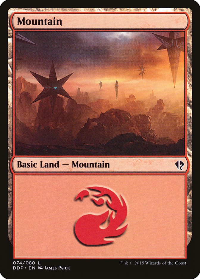 Mountain (74) [Duel Decks: Zendikar vs. Eldrazi] | Shuffle n Cut Hobbies & Games