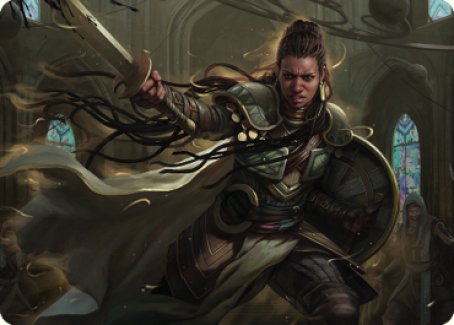 Shanna, Purifying Blade Art Card 1 [Dominaria United Art Series] | Shuffle n Cut Hobbies & Games