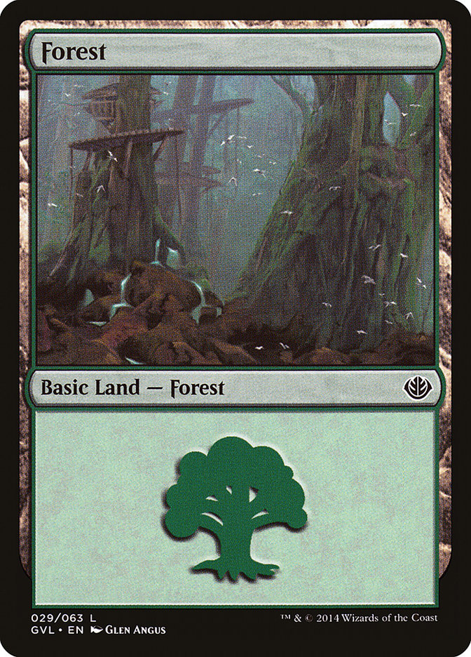 Forest (29) (Garruk vs. Liliana) [Duel Decks Anthology] | Shuffle n Cut Hobbies & Games