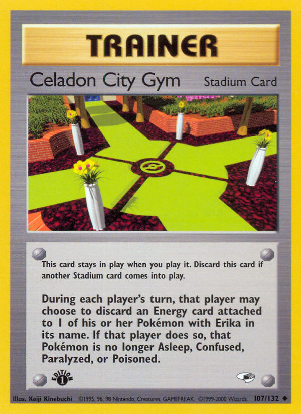 Celadon City Gym (107/132) [Gym Heroes 1st Edition] | Shuffle n Cut Hobbies & Games