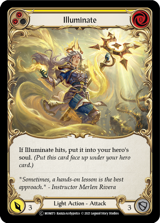 Illuminate (Yellow) [U-MON073] Unlimited Edition Normal | Shuffle n Cut Hobbies & Games