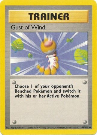 Gust of Wind (93/102) [Base Set Unlimited] | Shuffle n Cut Hobbies & Games