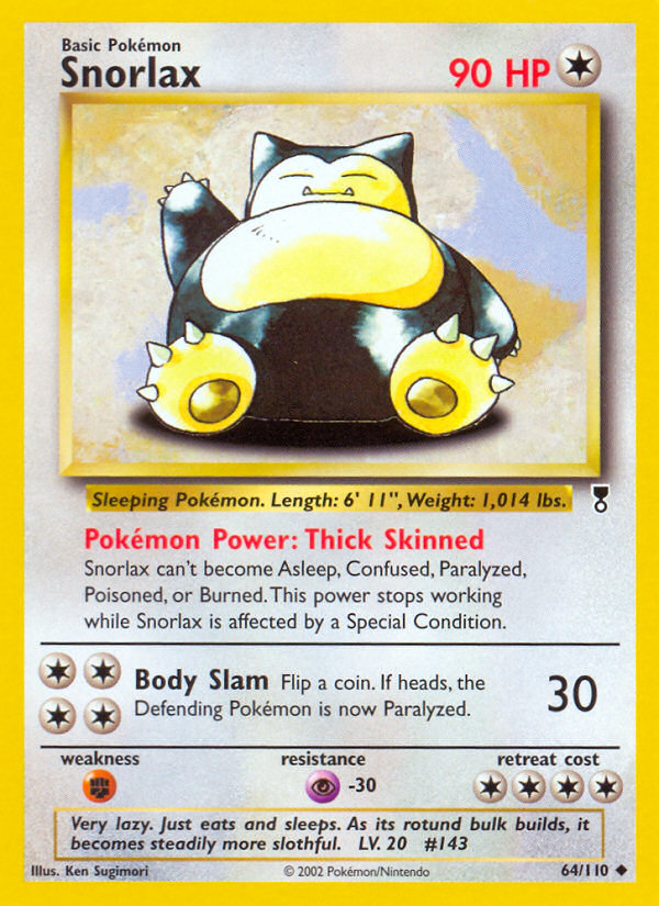 Snorlax (64/110) [Legendary Collection] | Shuffle n Cut Hobbies & Games