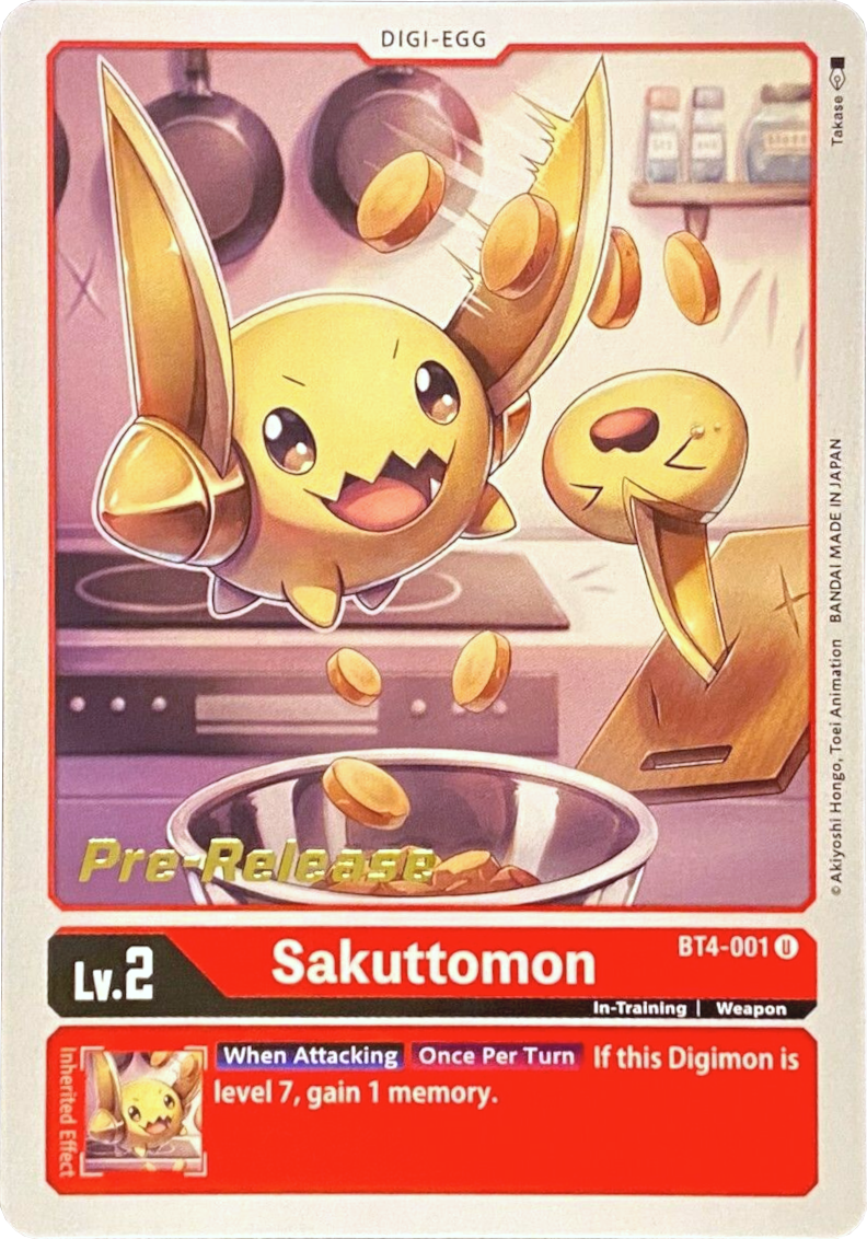 Sakuttomon [BT4-001] [Great Legend Pre-Release Promos] | Shuffle n Cut Hobbies & Games